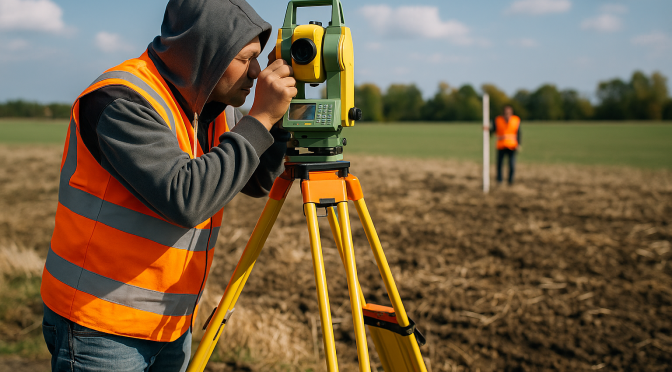 Geodeta przy inwestycji – {kiedy jego pomoc jest niezbędna
